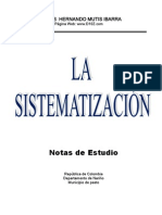 20601015 La Sistematizacion