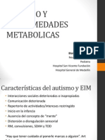 Autismo y Enfermedades Metabolicas