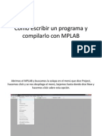 comoescribirunprogramaycompilarloconmplab-090801231805-phpapp02