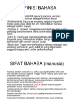 Definisi Bahasa