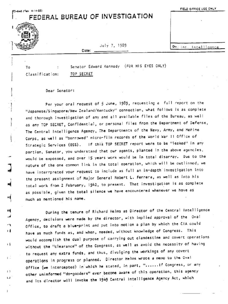Five Star Trust Origins - FBI Redacted Report | PDF