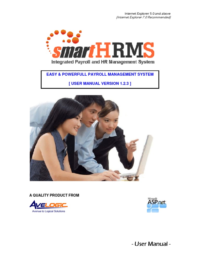 SmartHRMS Latest Updated Manual Version 3 | PDF | Login | Technical Support