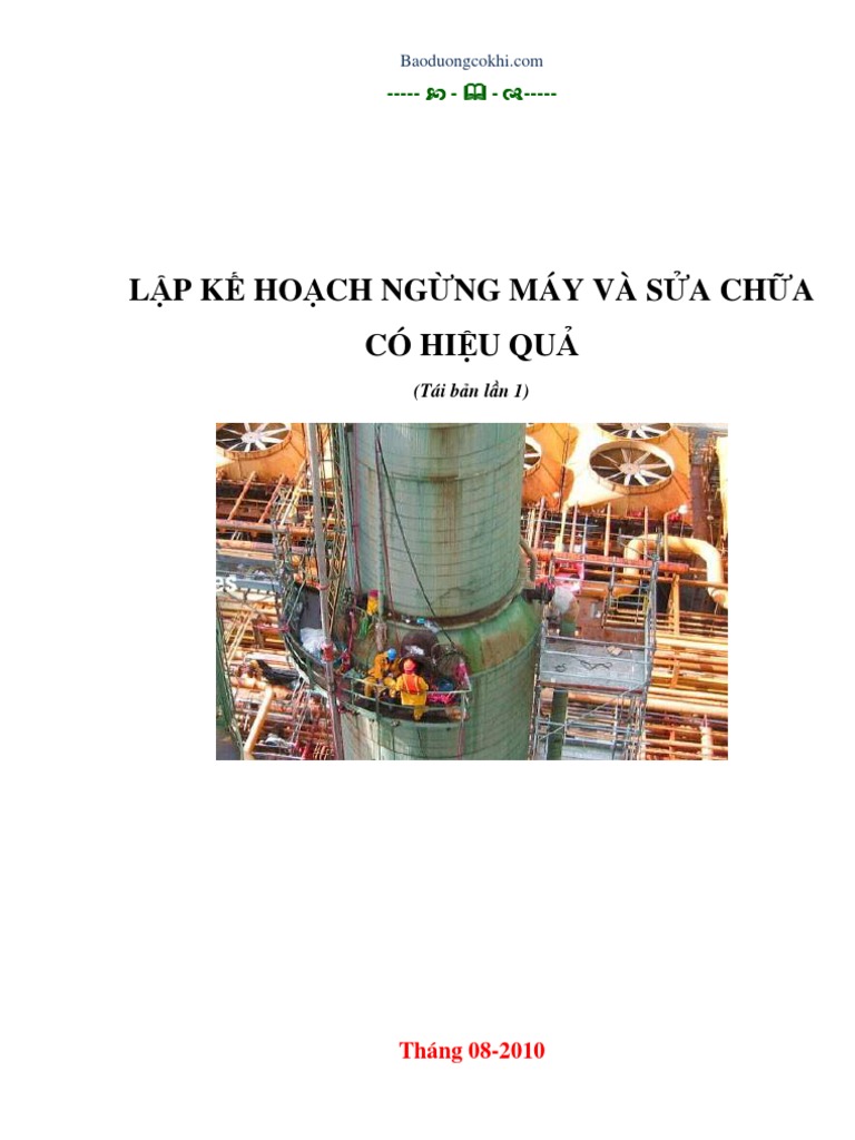 Ebook Lap Ke Hoach Ngung May Sua Chua Hieu Qua Baoduongcokhi | PDF