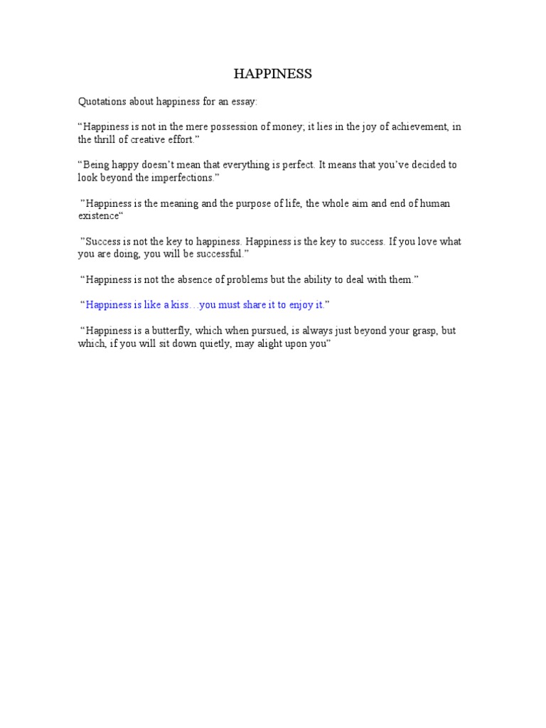 Happiness essay topics picture