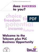 Utility Warehouse Telecom Plus Business Opportunity