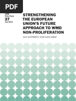 Download Strengthening the European Unions Future Approach to WMD Non-proliferation by Stockholm International Peace Research Institute SN148488606 doc pdf