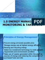 1.0 Energy Management Monitoring and Targeting