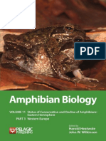 Amphibian Biology Vol. 11 Part 3 Western Europe – Contents and Sample Chapter