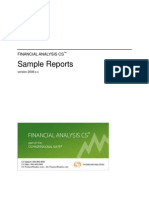 Fina Sample Reports