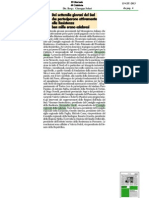 Convegno meridionali e resistenza 16/06/2013. Rassegna stampa regione Calabria. IL GIORNALE DI CALABRIA 