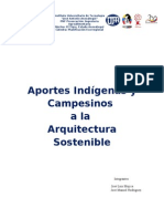 Ecoconstrucciones Aportes Indigenas y Campesinos A La Arquitectura Sostenible