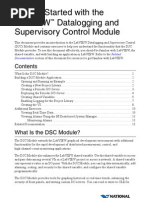 Getting Started DSC LabVIEW