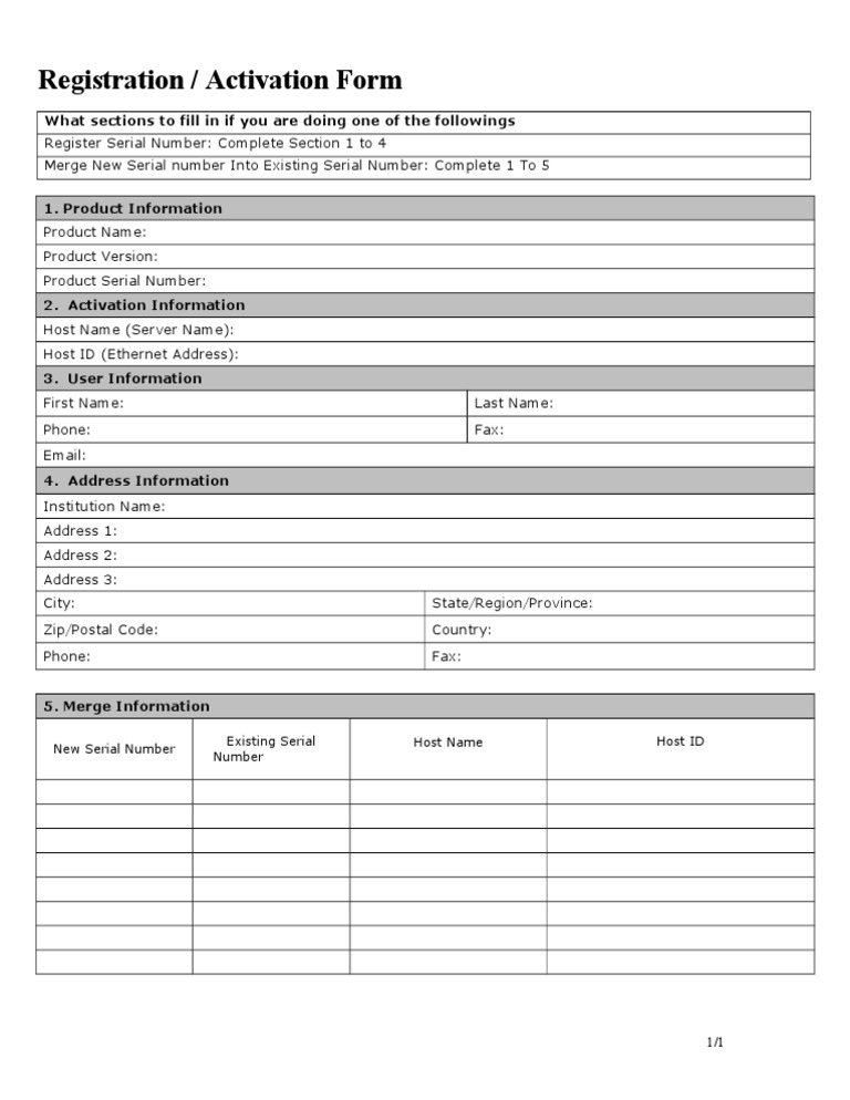 Registration and Activation Form Guide | PDF | Law | Computers