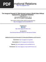 Download Buzan2011a World Without Superpowers1 by Ana Lusa Viana SN148502411 doc pdf