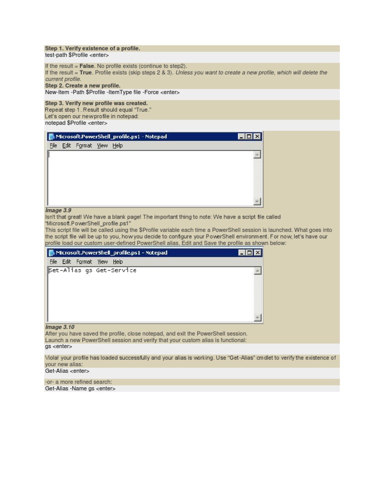 Creating and Managing PowerShell Profiles | PDF
