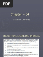 Industrial Licensing