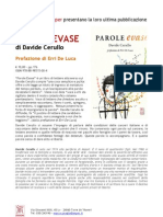 Comunicato Stampa PAROLE EVASE PDF