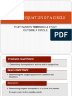 Tangent Equation of A Circle PPT 3