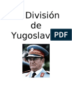 La División de Yugoslavia