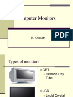Computer Monitors: B. Konkoth