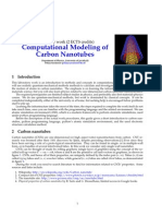 Modeling of C Nanotubes