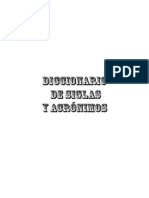 Dicionario de SIGLAS