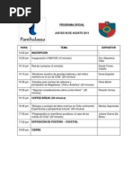 Programa Del Evento RAM 2009 | PDF | Argentina | Brasil