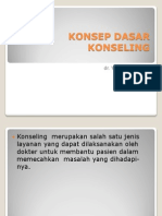 Konsep Dasar Konseling Perorangan