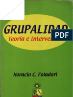 Foladori, Horario - Grupalidad. Teoría e Intervención PDF