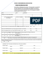 Maplewood Tenant Info Form