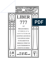 11786634 Liber 777 5V5 en Espanol Aleister Crowley