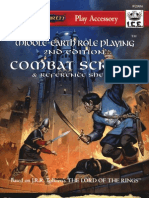 MERP Combat Screen 2nd Edition