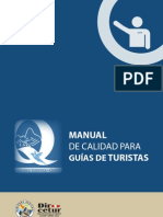 Manual de Calidad Para Guias de Turistas