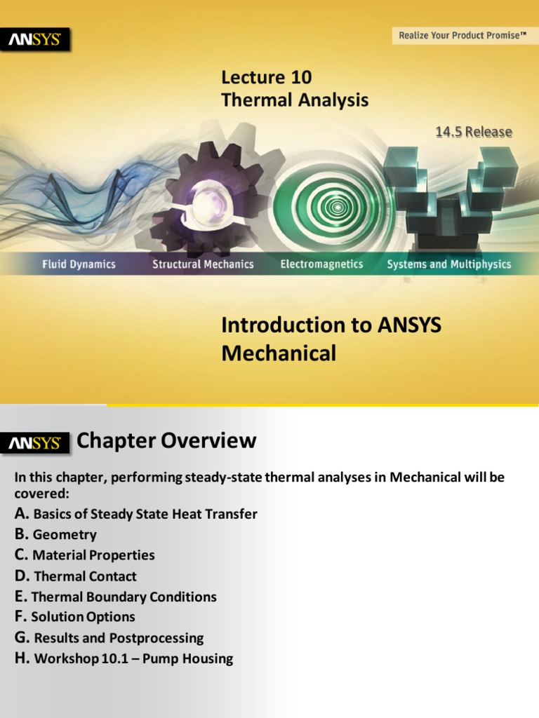 ANSYS Mechanical 14.5 Thermal Analysis Guide | PDF | Heat Transfer ...