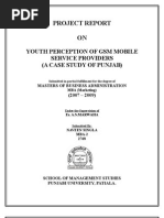 Download Youth Perception of GSM mobile service provider A case study of punjab by singla11 SN14855287 doc pdf