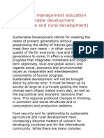 Innovative Management Education and Sustainable Development (Paper)