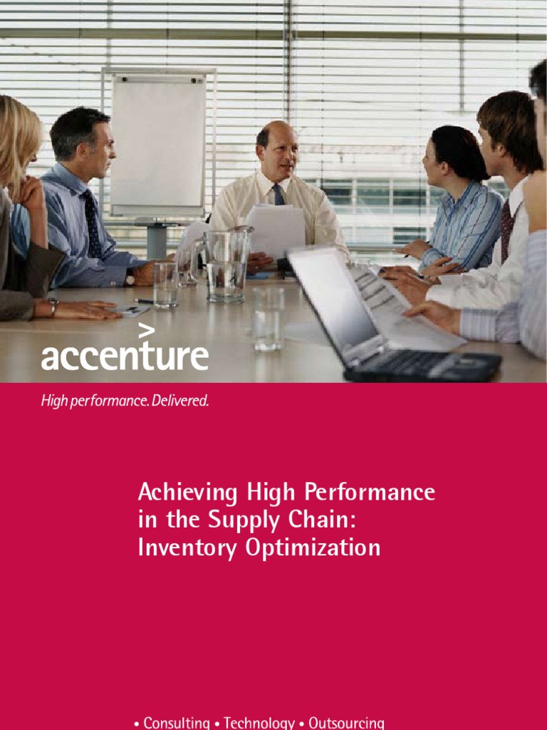 Accenture Management Consulting Inventory Optimization | PDF