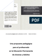 Una Propuesta Pedagógica A Distancia para El Profesorado de Educación Permanente de Jóvenes y Adultos Trabajadores