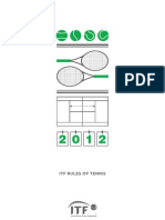 Rules Tenis 2012