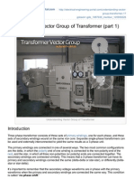 Understanding Vector Group of Transformer Part 1 PDF