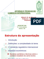 2 - Barreiras Sanitarias e Tecnicas No Comercio Internacional - Palestrante - Silvia H. G. de Miranda