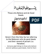 Download Those Who Believe and Do Good Deeds Jannah From Quran by Slave of Allah SN14859595 doc pdf