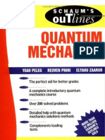 Schaum's Outline of Quantum MechanicsSchaum's Outline of Quantum Mechanics