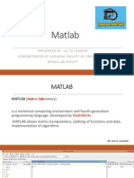 Matlab Presentation