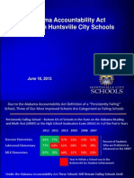 Alabama Accountability Act Impact On Huntsville City Schools