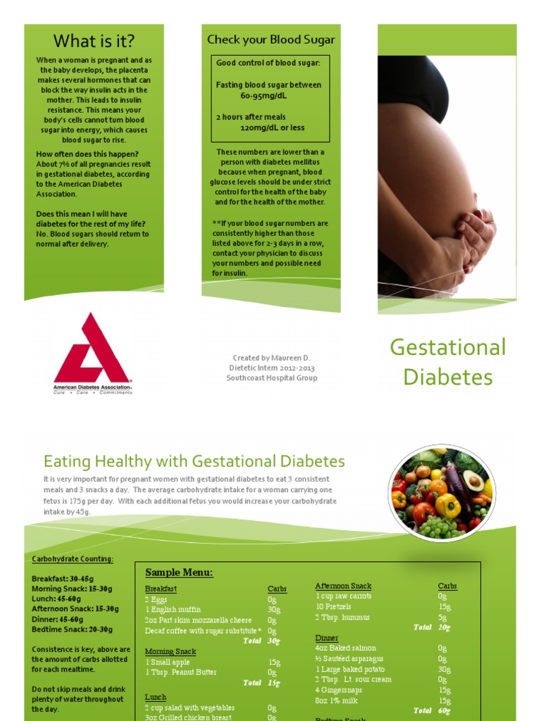 Gestational Diabetes Guide | PDF | Diabetes Mellitus | Disorders Of ...