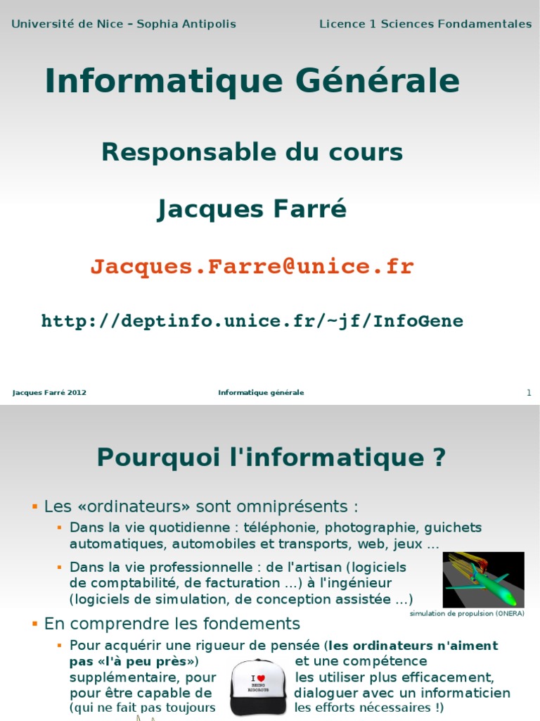 Introduction à l'informatique générale | PDF | Informatique | Système ...