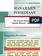 manajemen persediaan