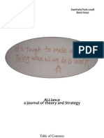 ALLiance a journal of theory and strategy