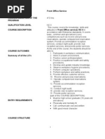 Download Front Office NC2 Cbc from TESDA by Gina Labor Obierna SN148651657 doc pdf